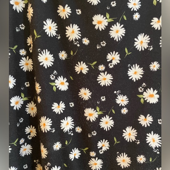 ASOS Simply Be Midi Daisy Print Casual Dress - Picture 3 of 5